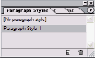 Paragraph Styles 